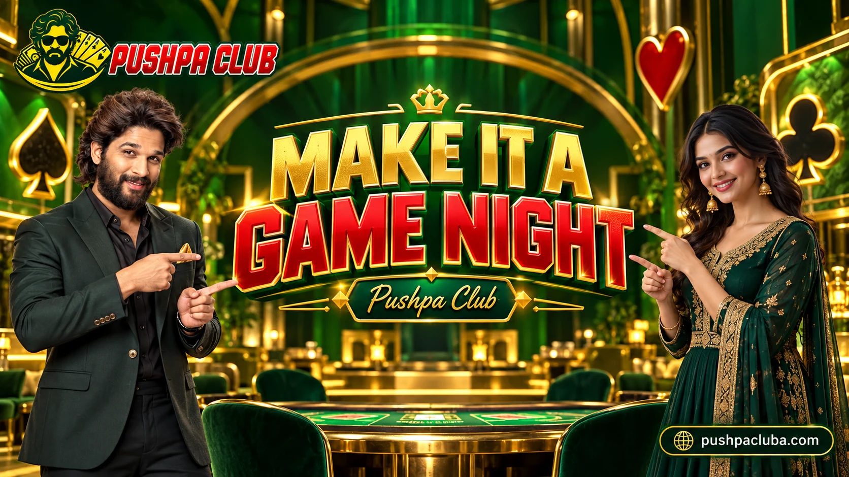 Pushpa Club — Make It a Game Night — pushpacluba.com