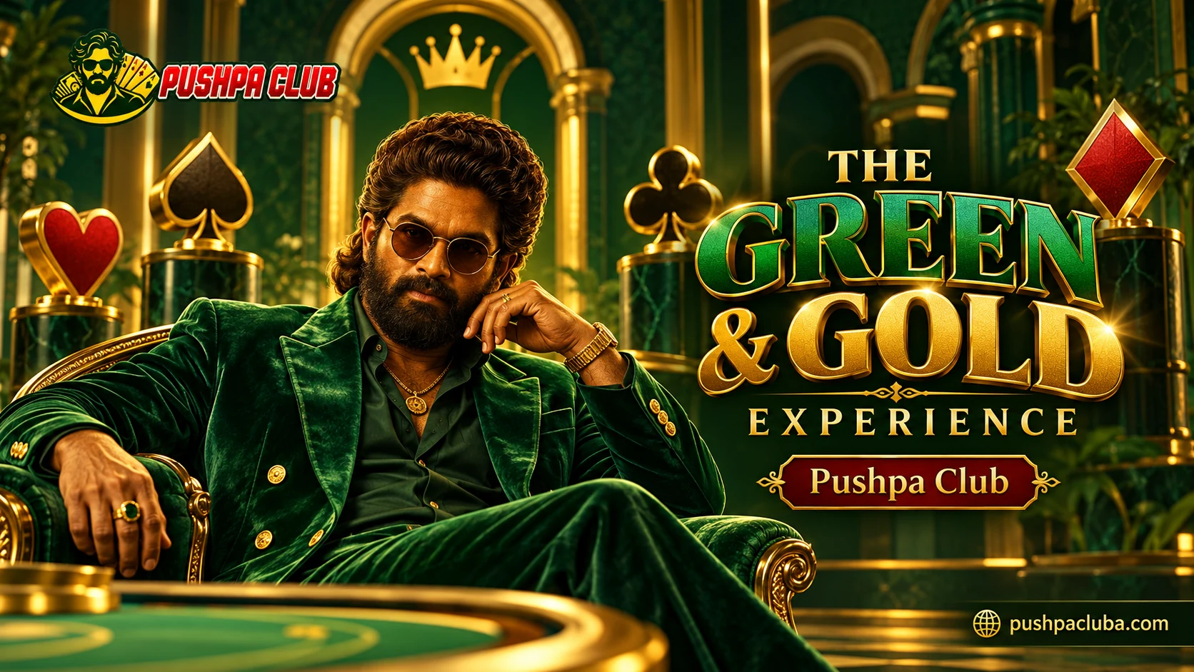 Pushpa Club — The Green & Gold Experience — pushpacluba.com